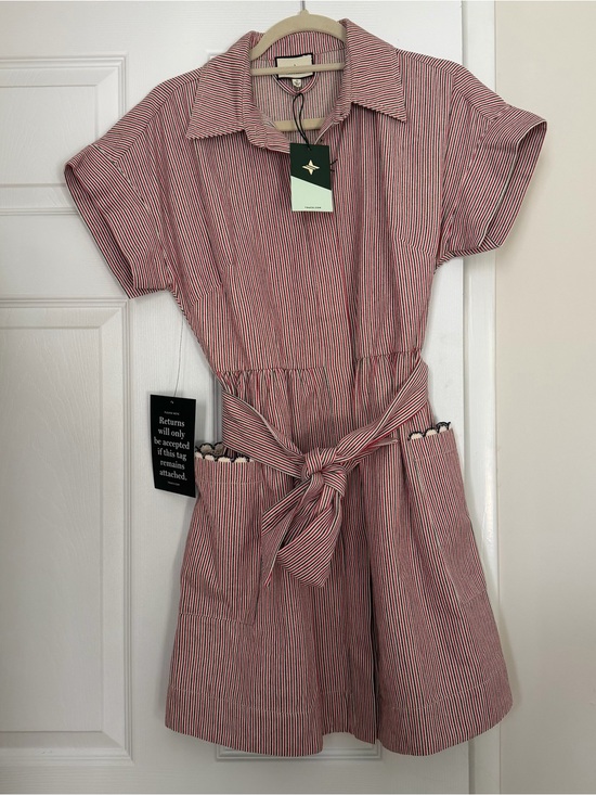 Tuckernuck Dresses & Skirts - Tuckernuck Red and Blue Striped Mini Ceci Dress